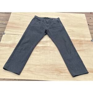 AGAVE‎ DENIMSMITH Jeans Flannel Canvas Classic Pocket Pants Men's Gary SIZE 33"